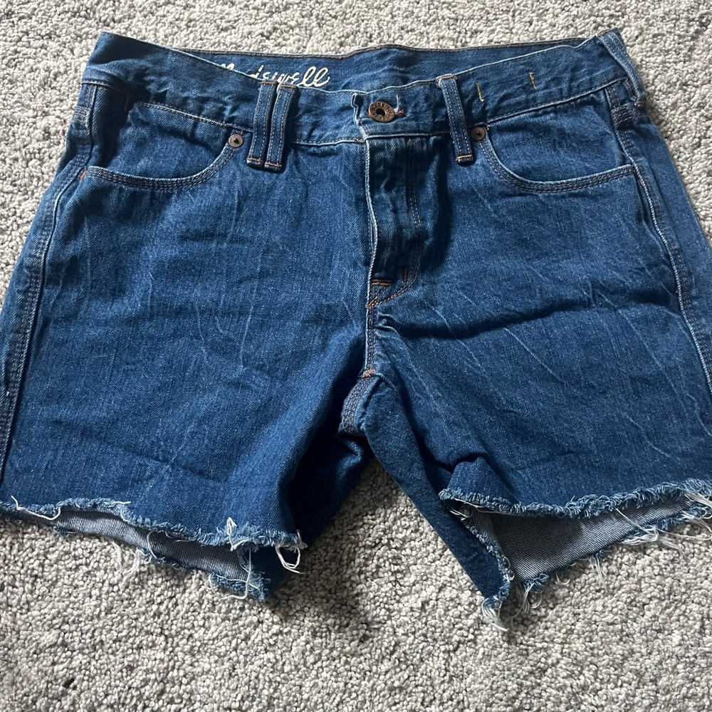 Madewell Dark Blue Jean Shorts